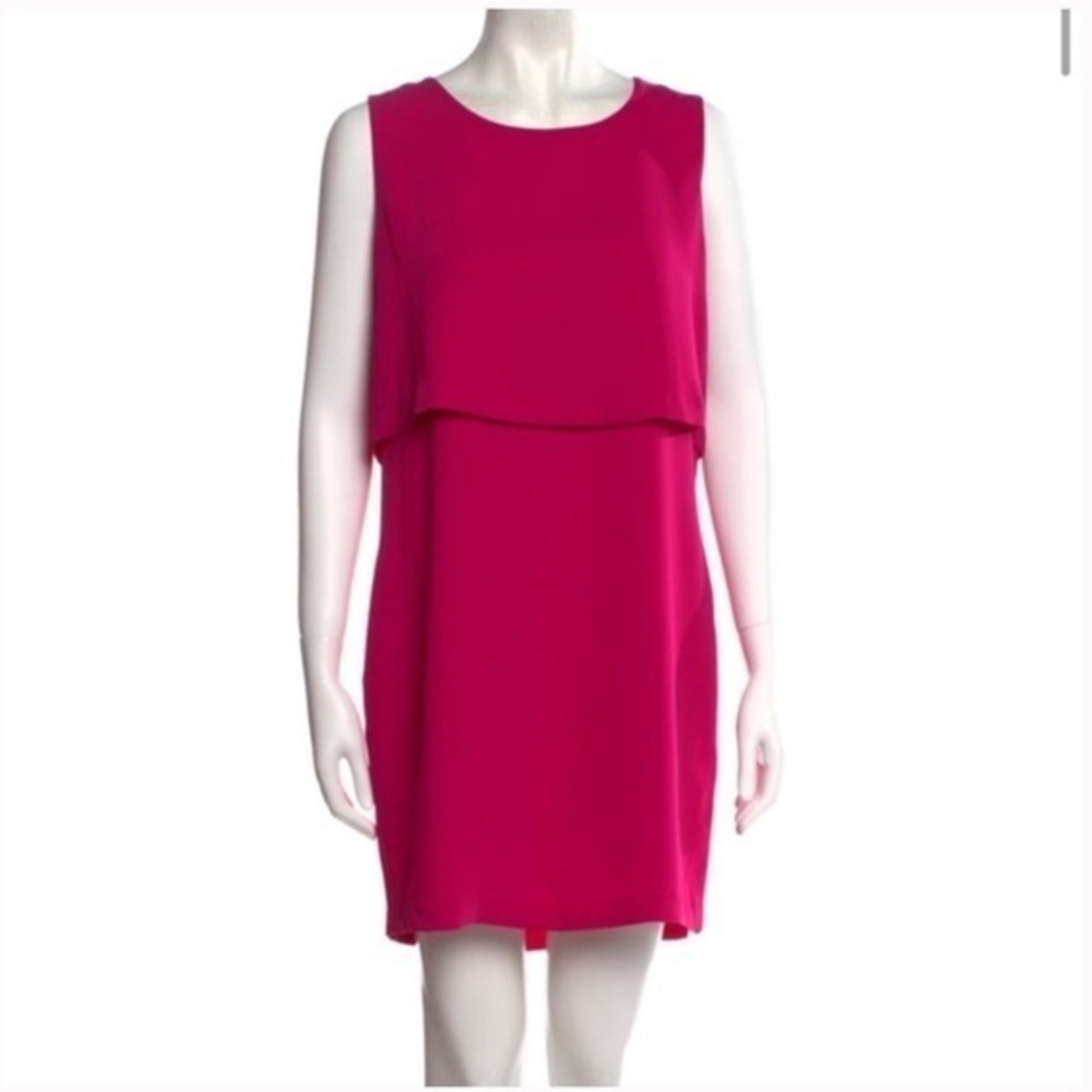 🇪🇸🥑Cynthia Rowley Hot Pink Sleeveless Sheath Dress – Size 2